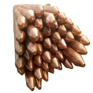 Factory Supply lightning Protection Pure Copper Earth Rod Spikes Of Grounding