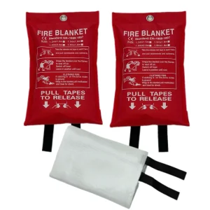 Fiberglass Fire Blanket 550°C Kitchen Home Safety CE Certified Emergency Fire Suppression Blanket OEM
