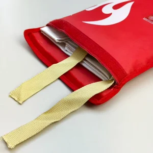 Fiberglass Fire Blanket High Temperature Resistant for Vehicle Emergency and Outdoor Fire Safety