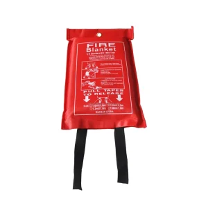 Fiberglass Fire Fighting Blanket 1.0*1.0m & Other Sizes EN1869 Certified 550 1100 Temperature Resistance for Home Kitchen