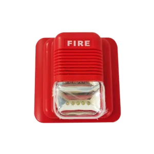 Fire Alarm DC12V 24V Emergency Sound and Light Piezo Siren Strobe Fire Alarm Flash LED Light Xenon Lamp