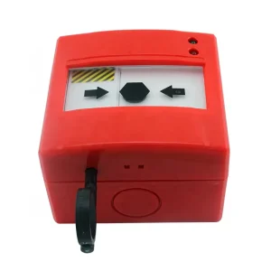 Fire Alarm Emergency Manual Button Call Point with NO/NC Output Strobe ABS Material