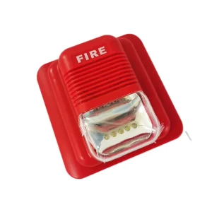 Fire Alarm LED Flashing Light Strobe Siren 12V/24V IP ABS Sound and Light Alarm System