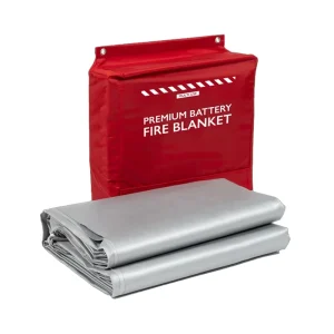 Fire Blanket 550C Heat Resistance CE Certified Silicon Coated Cutting Critical Emergency Survival Gear for High Risk