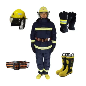 Fire Certification Firefighter Safety Protection Five Piece Set Fire Protection Equipment Customizable