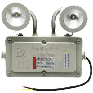 Fire Emergency Evacuation System IP65 Explosion Proof Lighting Double Head LED Emergency Light