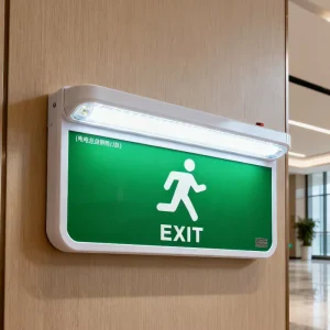 Fire Emergency LED Light Indicator 3D Luminous Acrylic Channel Letter Signs Office Bar Residential Building Corridors Evacuation
