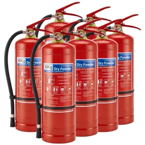 Fire Equipment Factory Direct Sales 6KG Portable Dry Powder Fire Extinguisher