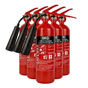 Fire Equipment Manufacturer Direct Sales CE Certified Portable 6kg Carbon Dioxide CO2 Fire Extinguisher