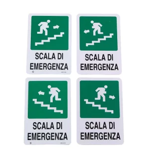 Fire Escape Warning Safety Sign