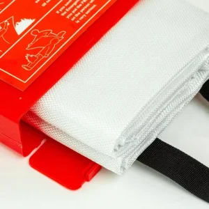 Fire Extinguish Insulation Blanket Fireproof Fiberglass Emergency Fire Blanket 1mx1m