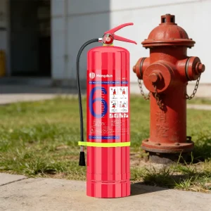 Fire Extinguisher CE EN3 40% ABC Chemical Dry Powder Type DCP Steel Portable 6kg