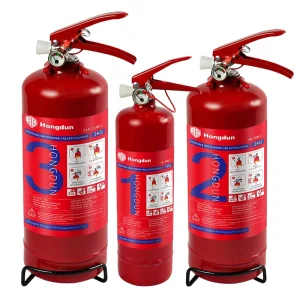 Fire Extinguisher Stand. Color Red Heavy Duty Steel Floor Stand for 1kg ABC Dry Powder Fire Extinguisher