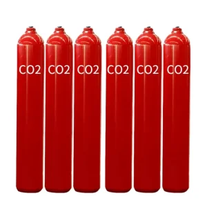 Fire Extinguishing Use CO2 Gas Cylinders Seamless Steel Carbon Dioxide CO2 Gas Cylinders