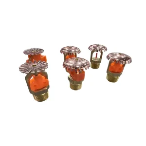 Fire Fighting Brass Quick Standard Response Fire Sprinkler System Upright Pendent Sidewall Sprinkler Heads