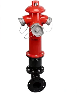 Fire Fighting DN65 DN80 3 Way Outdoor Grounding Pillar Type Fire Hydrant