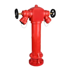 Fire Fighting Equipment 4 Inch 2 Way Fire Pillar Hydrants With Valve