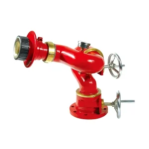 Fire Fighting Hydrant Portable Fire Monitor Flow Rate 3000L/Min Fixed Fire Water Monitor