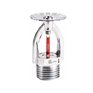 Fire Fighting Sprinkler Head System Brass Chrome Plating Upright Sidewall Vertical Type