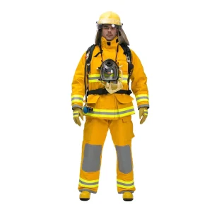 Fire Fighting Suit Safety NFPA Fire Suit Nomex Fire Suit Flame and Heat Resistant Split Style Category 3 Protection