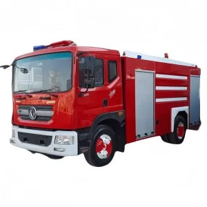 Fire Fighting Truck 6000L Water Tank Fire Rescue Vehicle For Municipal Emergency