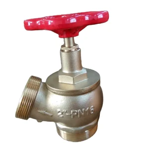 Fire Hydrant Landing Valve Iron Brass Aluminium Alloy Single Valve Single Outlet Red Firefighting Equipment