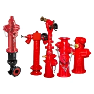 Fire Hydrant Pump System Outdoor Red Color Quick Access to Water Valve Applications