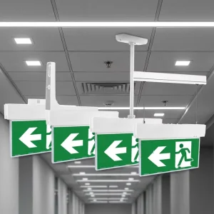Fire LED Exit Sign Waterproof Warning Emergency Lights