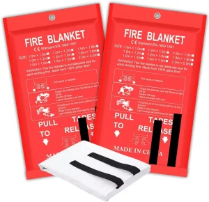 Fire Proof Safety Emergency Fire Blanket Fiberglass Fire Resistant Fiberglass Blanket Emergency Protection For Home