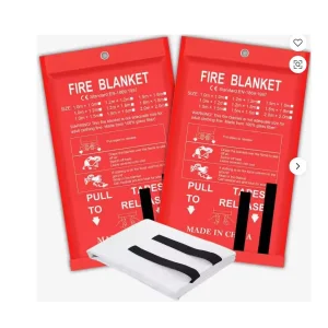 Fire Proof Safety Emergency Fire Blanket Fiberglass Fire Resistant Fiberglass Blanket Emergency Protection for Home