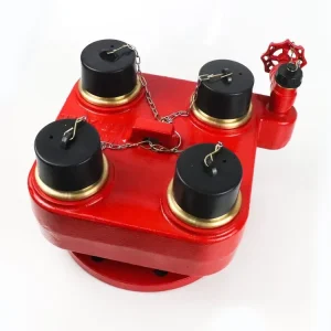 Fire Protection Equipment 4 Way Fire Hydrant Breeching Inlet Valve