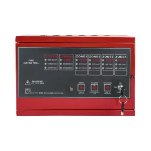 Fire Protection System Conventional Fire Alarm Control Panel 4 Zone With ISO9001 CE Certified Motion Sensor Strobe Alarm