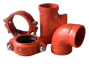 Fire Protection System Fire Fighting Pipes Ductile Iron Pipe Fittings Mechanical Tee Fire Sprinklers