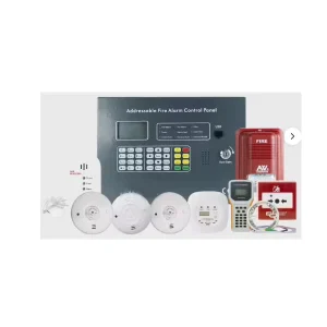Fire Protection Wireless Fire Alarm Extinguisher Conventional System Indoor Use 1/2/4 Zones LED