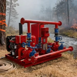 Fire Pump Diesel Engine 15HP Firefighting Water Pump for Truck Use