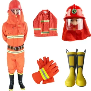 Fire Resistant Coverall Suit Protective Safety Firefighter Suits Forestal Work for Bombeiro with ISO Certification