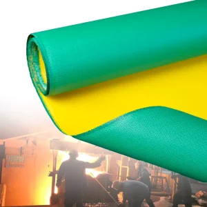 Fire Resistant PU Coated E Glass Fabric for Welding Protection PU Silicone Coating Fabric Cloth Fire Blanket Material