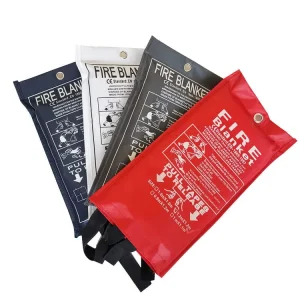 Fire Safety Blanket for Kitchen Cooking Oil Fire Emergency Use Heat Resistant Fiberglass Protective Blanket