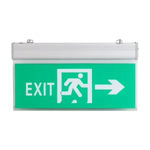 Fire Safety Evacuation Indicator Acrylic LED Emergency Exit Lighting Sign Light
