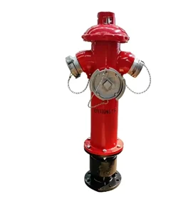 Fire Sprinkler 3 Way Upright Outdoor Fire Protection System Cast Iron Brass Construction ISO Certified for Fire Fighting