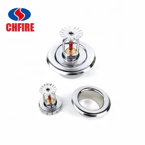 Fire Sprinkler Head Cover Plate with 2pcs Escutcheon Fire Sprinklers Cover