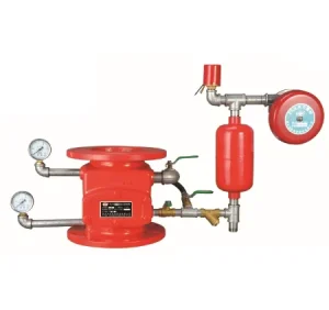 Fire Sprinkler System Equipment Wet Alarm Check Valve Metal Water Hydraulic DN100