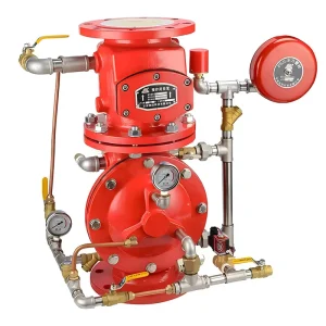 Fire Sprinkler System Fire Fighting Preaction Alarm Valve Stainless Steel Durable Easy Installation