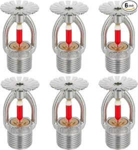 Fire Sprinkler Water Extinguishing System DN15/20 K5.6/K8.0 57-180 Degree Flexible Durable Easy Installation
