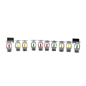 Fire Sprinklers Guard System Pump FM Steel Pipe Conceal Head Sprinklers 3/4 Head Cover Horizontal Fire Sprinkler