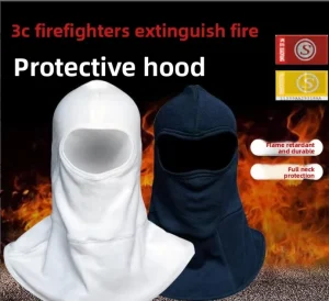 Fire resistant Aramid High Temperature Resistant 3C Certified Firefighting Protective Hood for Forest Fire Fighting Thermal