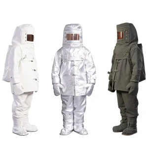 Firefighter Fire Resistant Flame Retardant Heat Insulating Protective Suit Resistant Temperatures 1000 Degrees Celsius ATPV 3