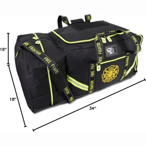 Firefighter Gear Bag Fireman Turnout Gear Bag With Helmet Compartment Firefighter Rescue Fire Gear Bag