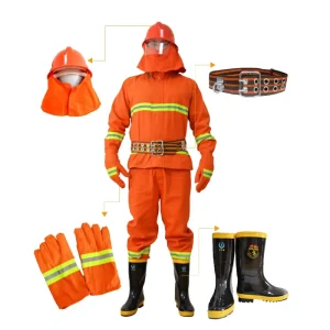 Firefighter Suits Clothes High Temperature Resistant Suit Heat Radiation Proof Uniform Fire Retardant Clothing