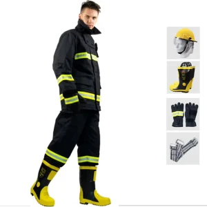 Firefighter Suits Gear Material Fire Retarded Clothing Fireman Aramid Fire Retardant Clothing Firefighter Suit